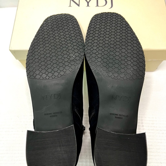 NYDJ Denis Booties in Leather, Black, 11 - Picture 8 of 9